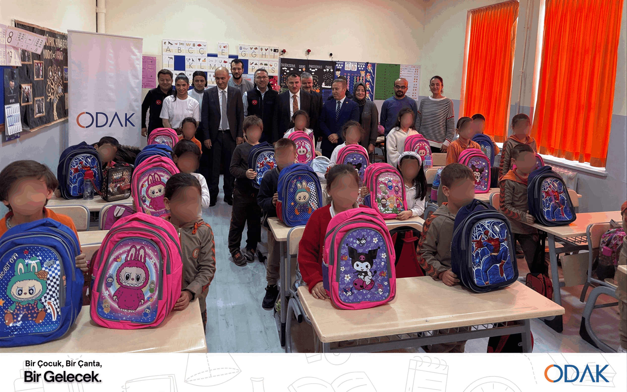 Bir Çocuk Bir Çanta Bir Gelecek projesi çanta teslim töreni, Altındağ